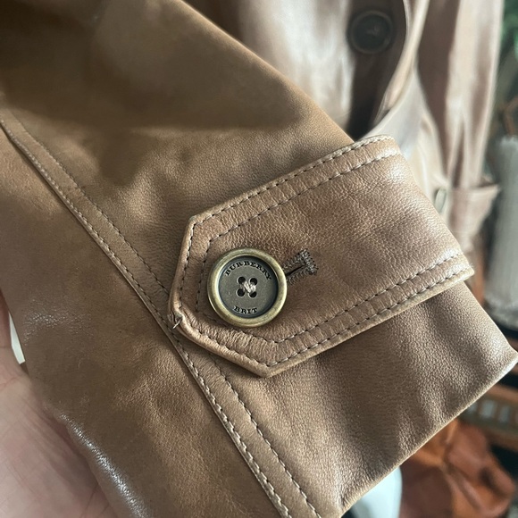 Burberry Leather Trench Coat - Picture 3 of 16